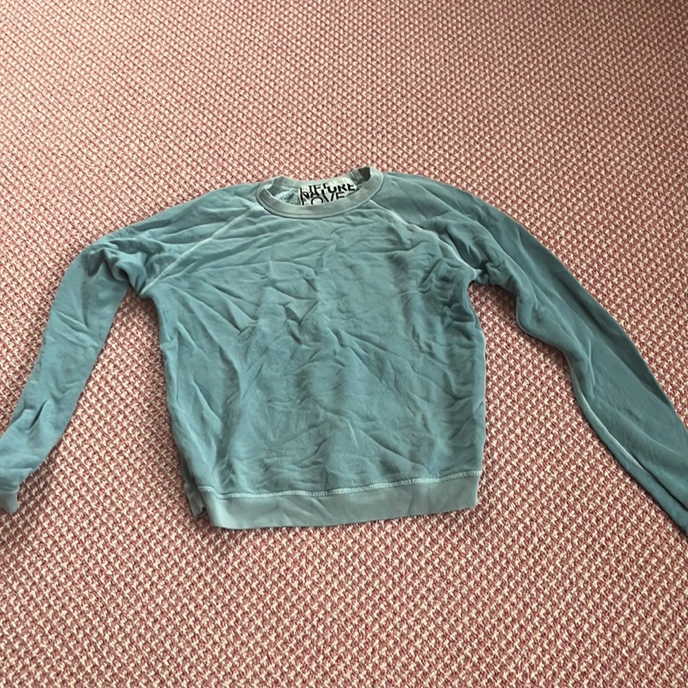 FREECITY Blue long sleeve sweatshirt S